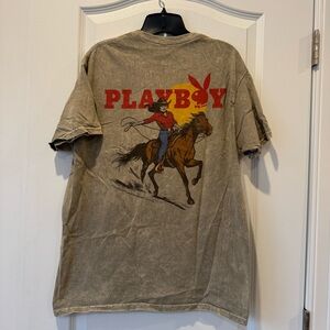 L Playboy Cowgirl Graphic T-Shirt